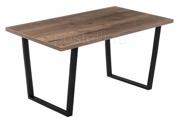 Стол Эльпатия 130 дуб велингтон/черный матовый (Арт. 420992)