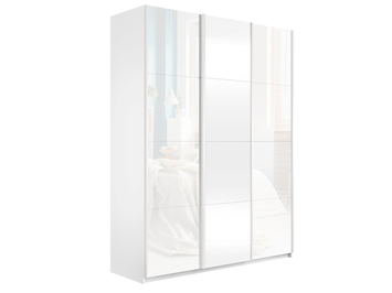 Шкаф-купе Прайм з-х дверный (ЛДСП, стекло 2шт)