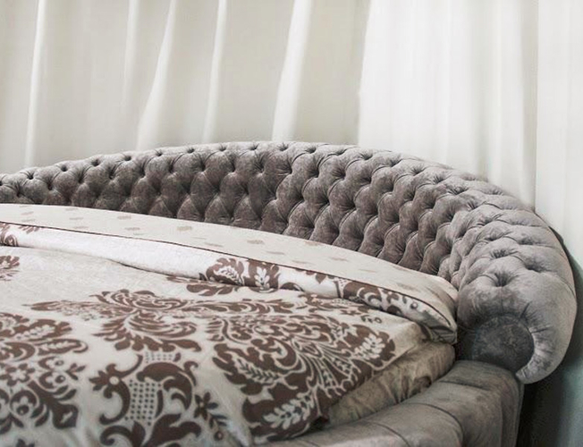 Купить круглую кровать Letti Soft Wall