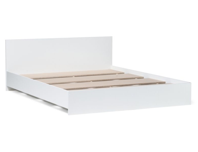 Двуспальная кровать Адайн (белая)