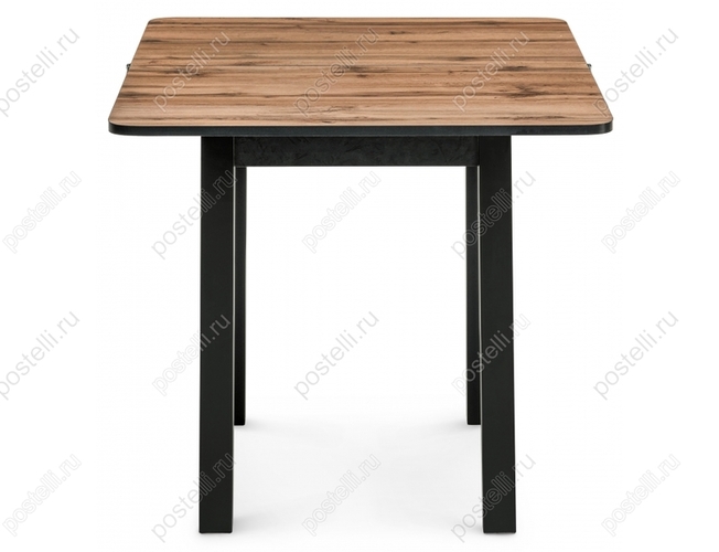 Стол Энлей 80 черный/дуб вотан (Арт 471767)