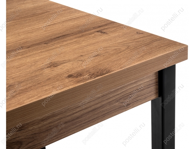 Стол Оригон дуб горный/черный матовый (Арт. 368665) столешница