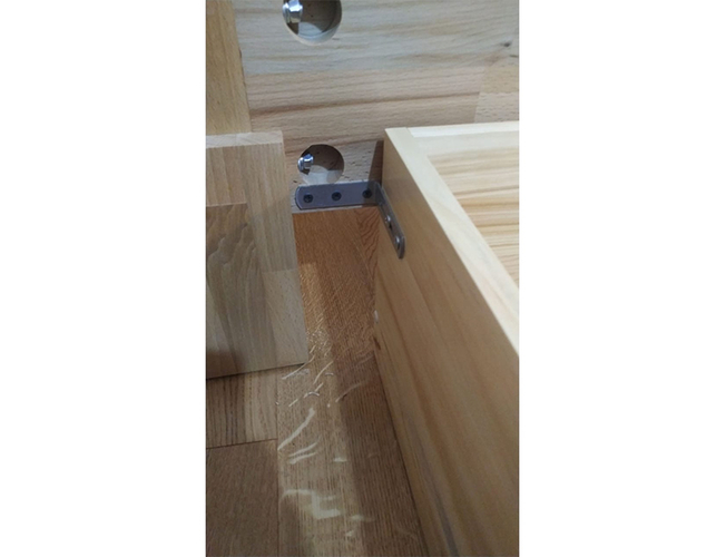 крепление ящика к кровати Мальмо