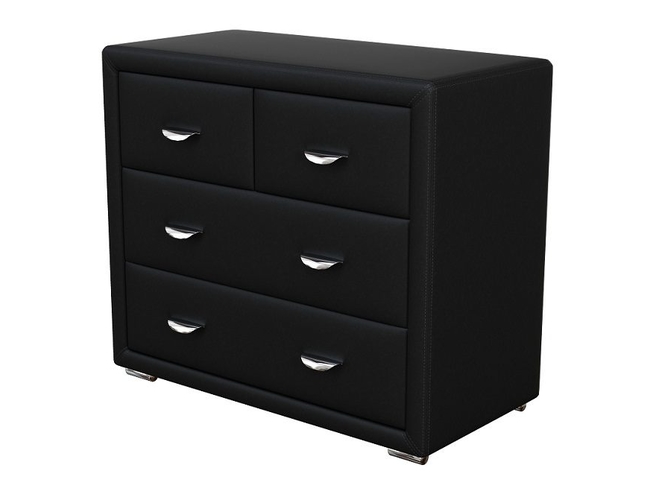 Комод Orma Soft 2 4 ящика черный