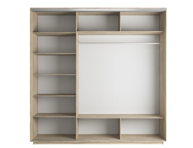 Шкаф-купе Экспресс 3-х дверный (Фото №1023 Сакура), Сонома