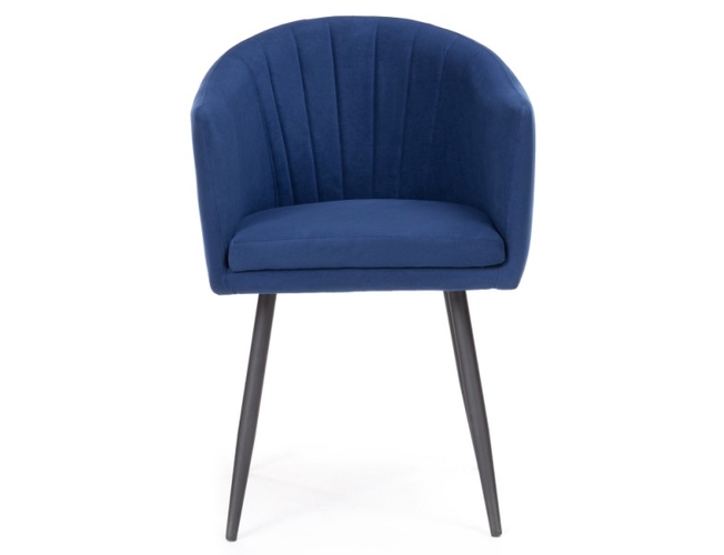 Стул на металлокаркасе Валета темно-синий/черный (Арт.504203)
