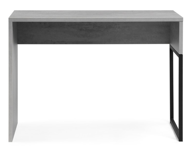Письменный стол Ниа бетон/черный матовый (Арт.517342)