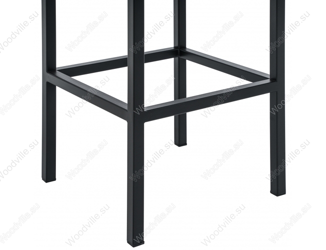 Стул Лофт кожзам темно-серый/черный матовый (Арт. 385633) ножки