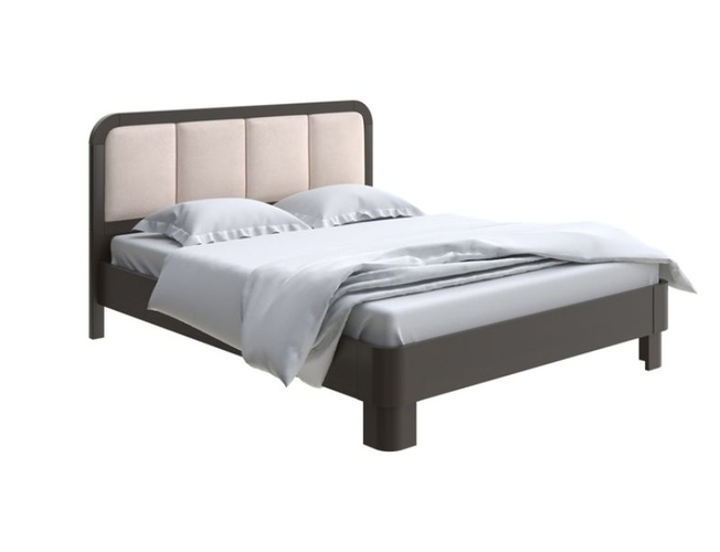 Кровать Hemwood сосна, венге велюр ультра суфле