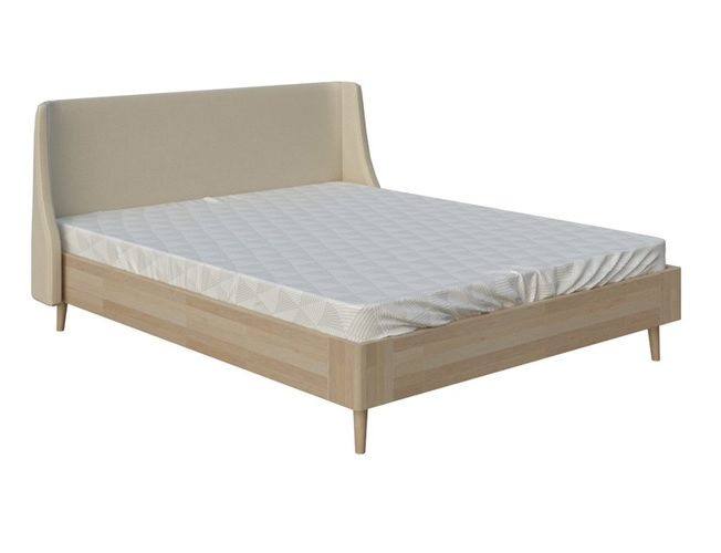 Кровать Lagom Side Wood бежевая