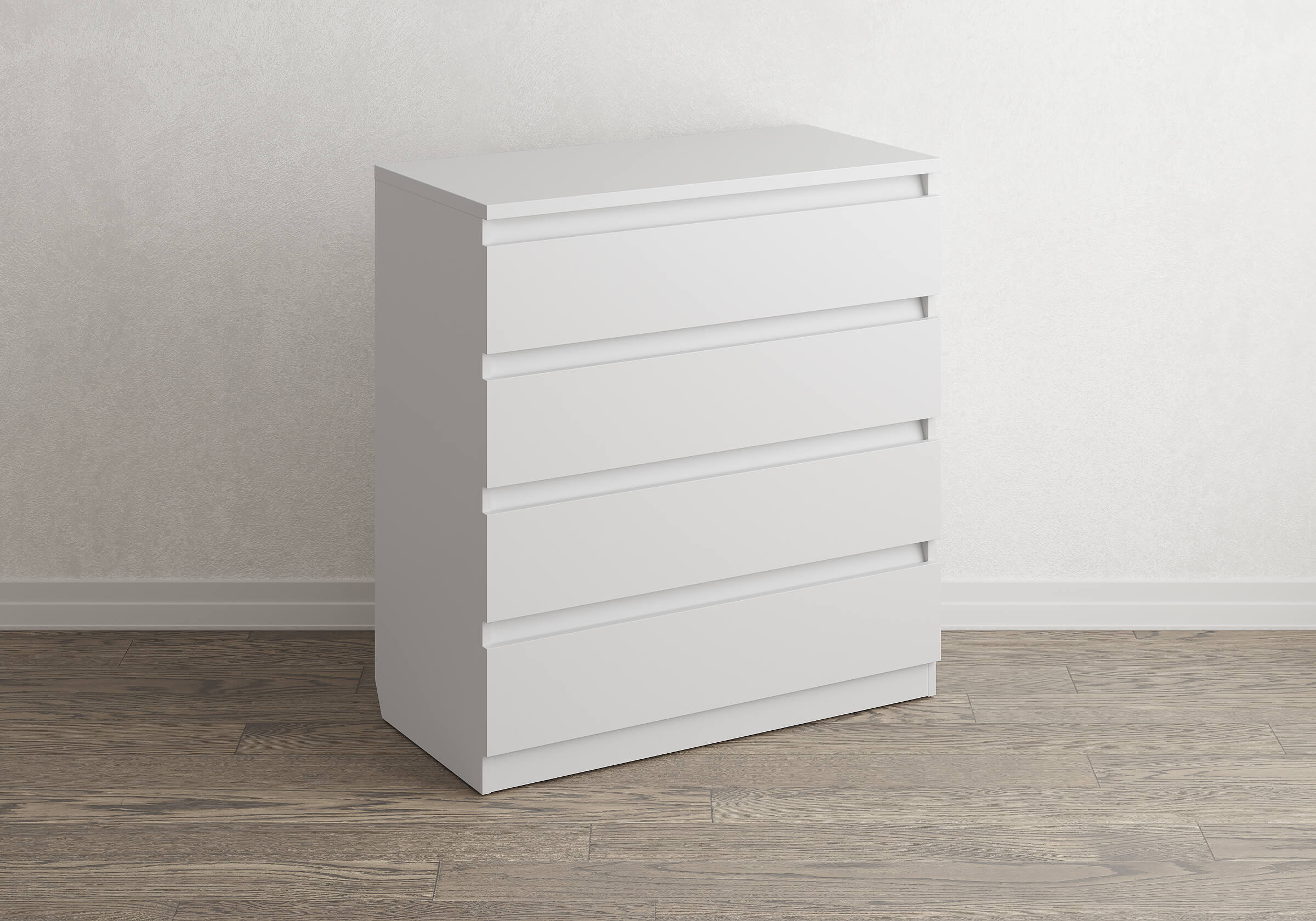 Белый комод Aksel