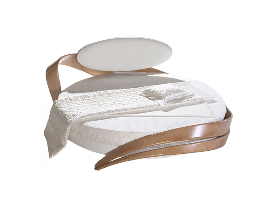 Кровати приемиум класса: на стыке классики и новых технологий круглая кровать с мягким изголовьем